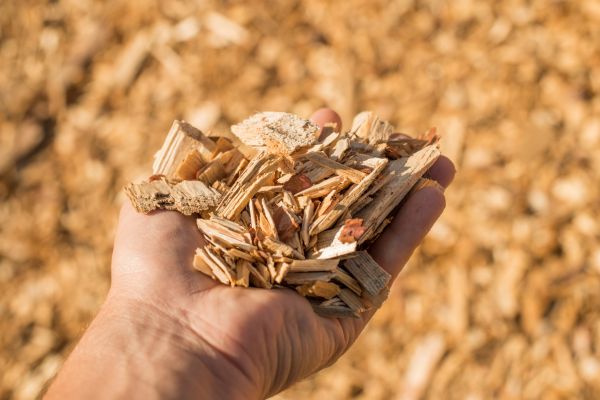 Wood Chips Spreading in Englewood