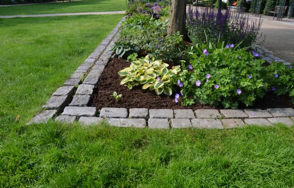 Flower Bed Mulching in Englewood