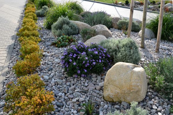 Decorative Rock Installation in Englewood