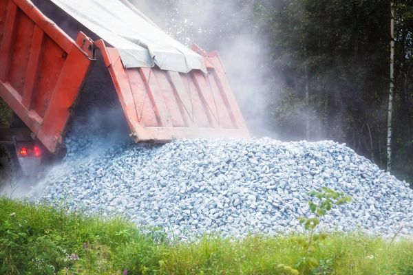 Limestone Gravel Delivery in Englewood