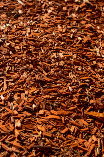 Cedar Mulch Spreading in Englewood